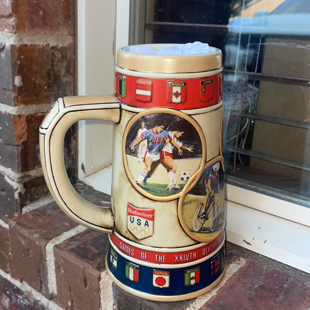 NWT Vintage 1988 Budweiser Olympics mug  🍺